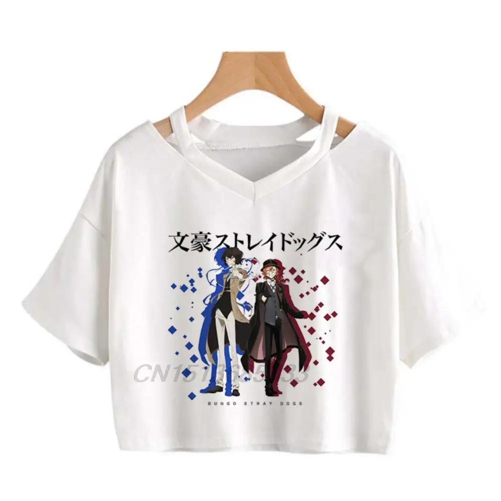 Bungo женские футболки с японским комиксом и принтом бродячих собак, семейные модные блузки шпиона, женский топ с надписью «я буду следовать за вами»