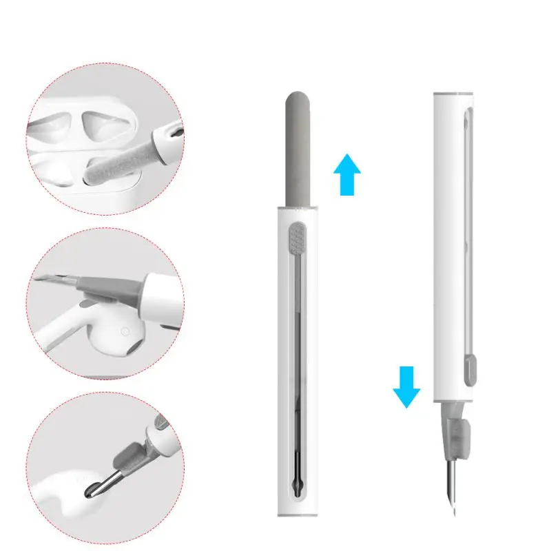 

Набор для чистки наушников с Bluetooth для Airpods Pro 1 2, чистящая ручка, щетка для Bluetooth наушников, инструменты для чистки чехла для Xiaomi Huawei