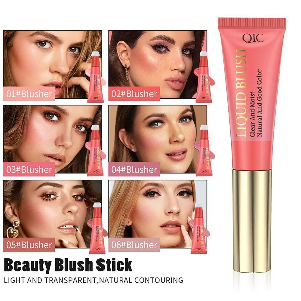 

Face Liquid Blush Eyeshadow Cheeks Makeup With Cushion CreamBlush Applicator Maquiagem Waterproof Smooth Lightweight Soft J8I9