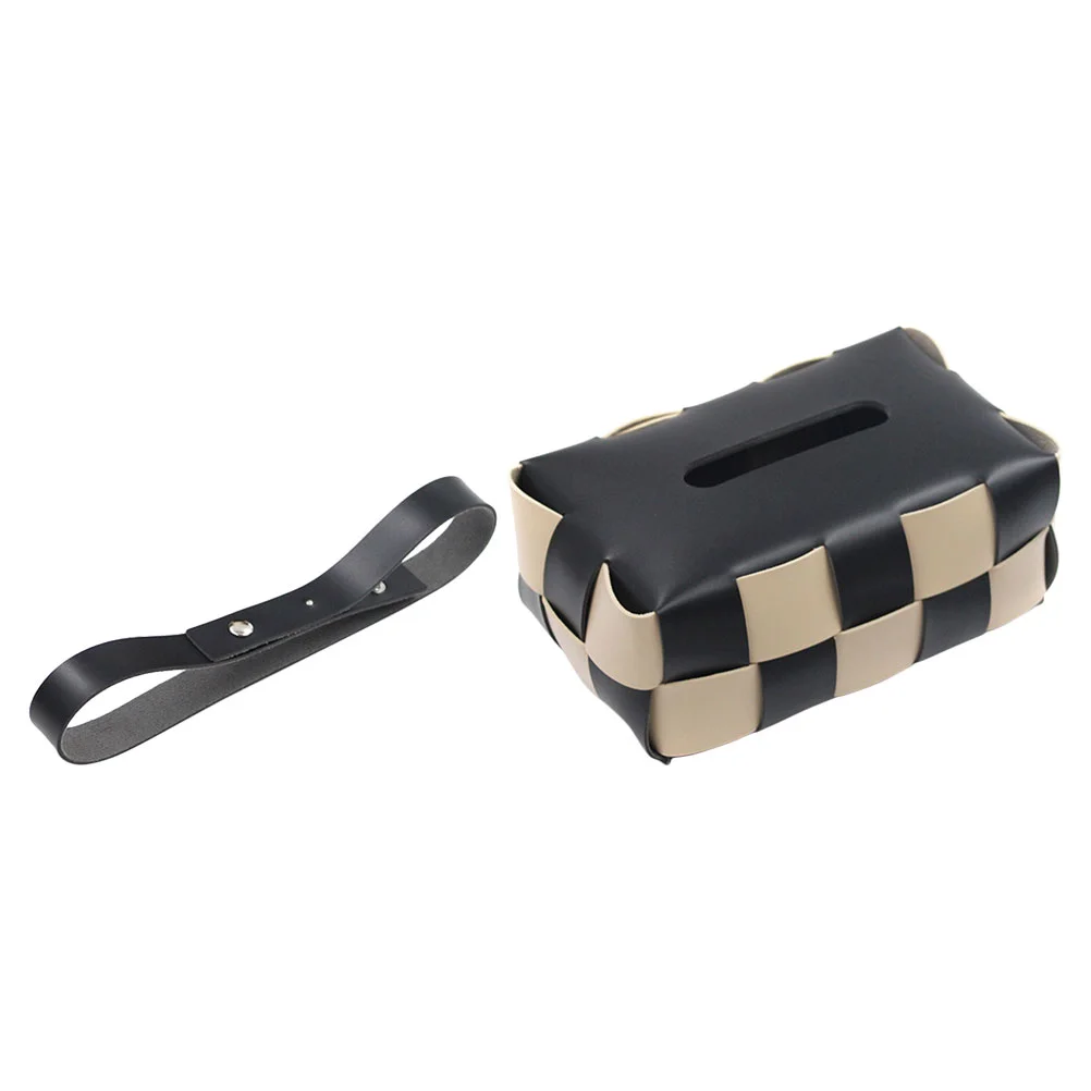 

Tissue Box Holder Cover Napkin Papercar Towel Desktop Facial Case Container Storage Pumping Office Bedroom Bathroom Dispenser