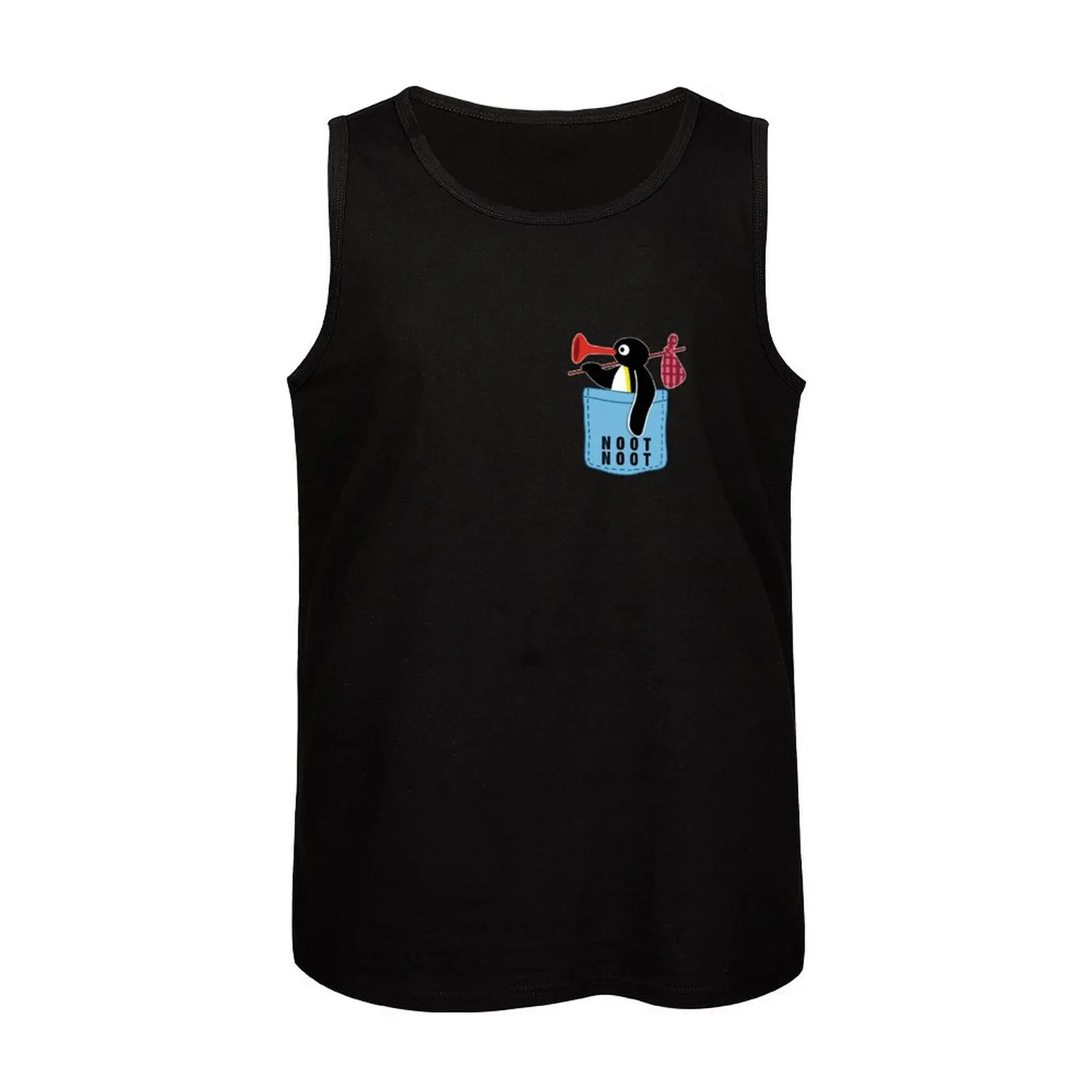 Майка Пингвин ноу Мужская майка для спортзала одежда фитнеса тренажерного зала