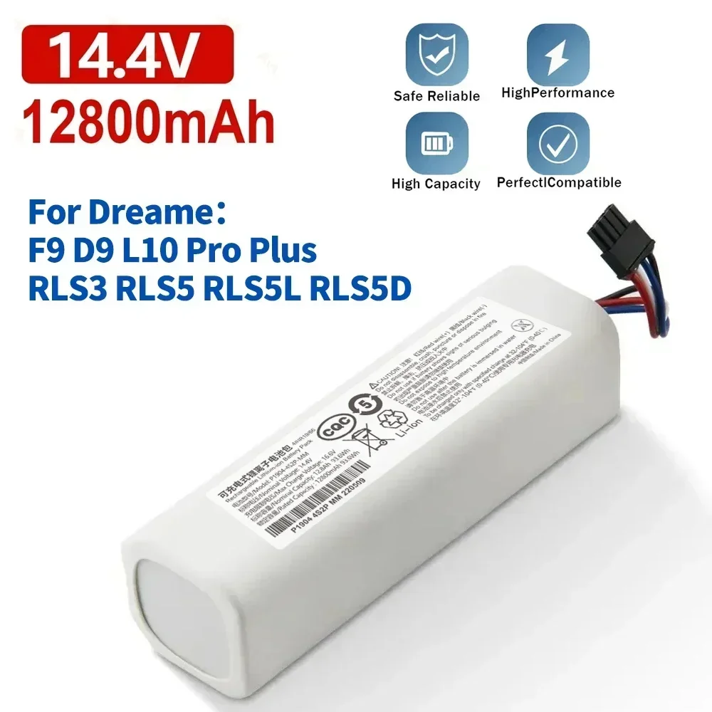 Оригинальный сменный аккумулятор P2008-4S2P-MMBK для Dreame F9 D9 L10 Pro Plus RLS3 RLS5 RLS5L RLS5D