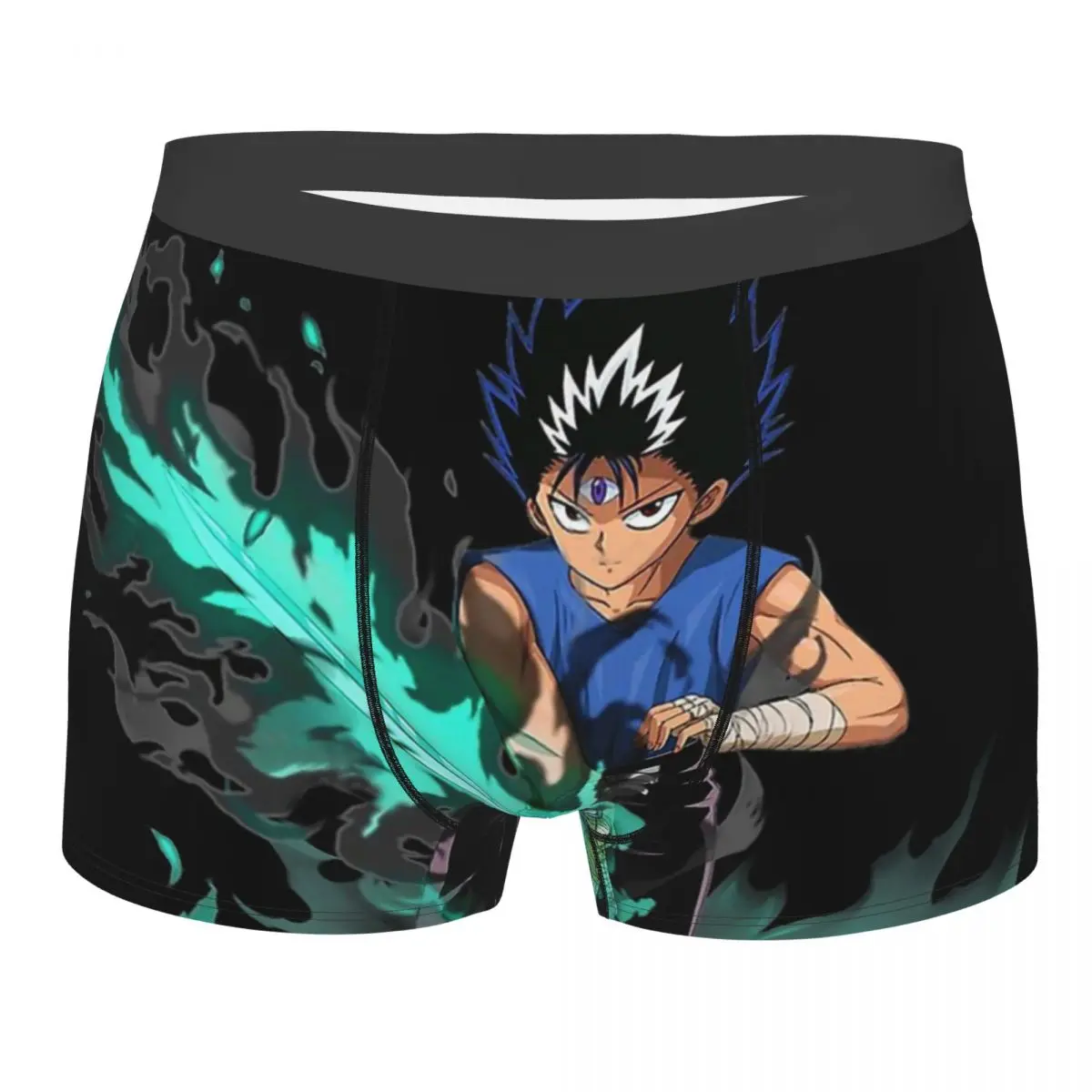 

YU YU HAKUSHO Underpants Breathbale Panties Men's Underwear Print Shorts Boxer Briefs