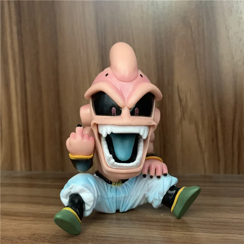Фигурка Dragon Ball Z Buu Majin Boo с плохим вкусом средний палец когда сидит Ver. Экшн-фигурка