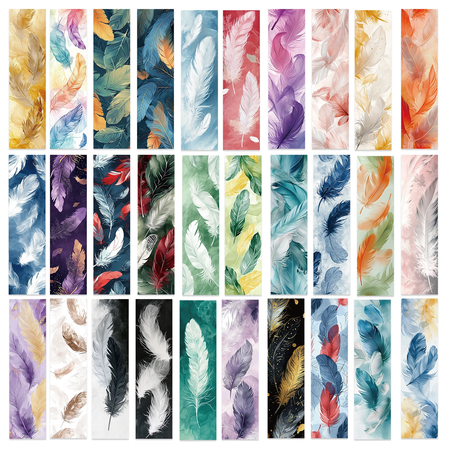 Минималистичные перфорированные закладки из 30 предметов подходящие для страниц