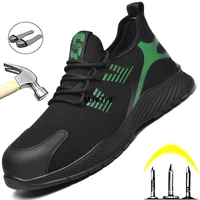 new work sneakers men safety shoes wearable work shoes sneakers puncture proof work boots indestructible footwear safety boots