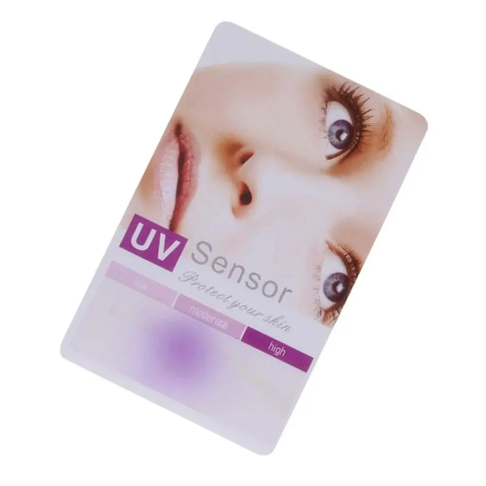 11*8 см УФ тестируемая бумага/УФ лампа меняющая цвет синяя карта бесцветная