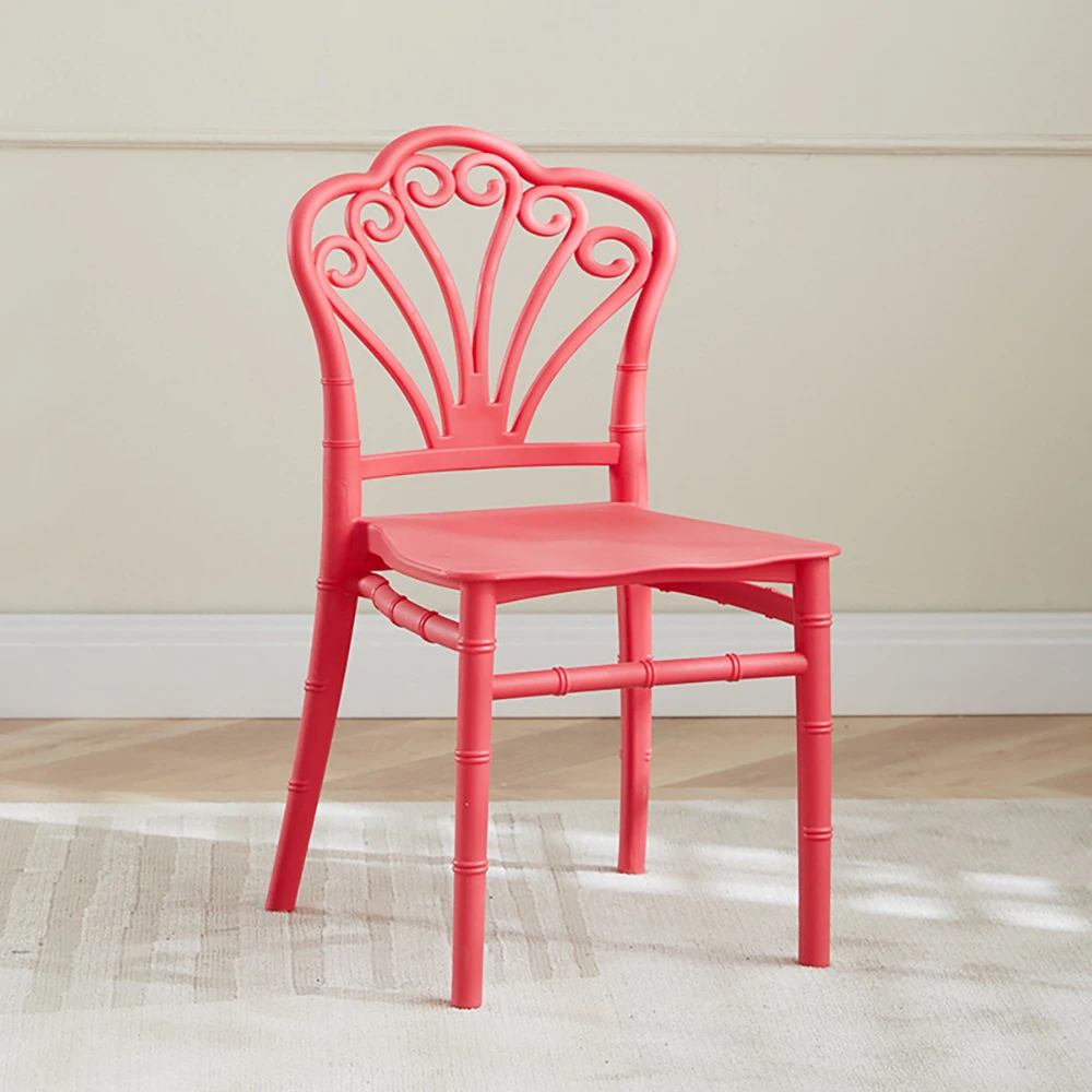 Детский пластиковый стул с перекрестной спинкой Chiavari Tiffany для детской вечеринки