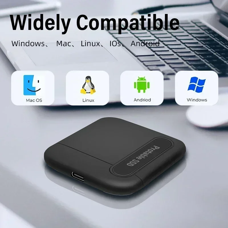 Оригинальный внешний жесткий диск 256 ТБ портативный SSD USB3.1 Type-C твердотельный
