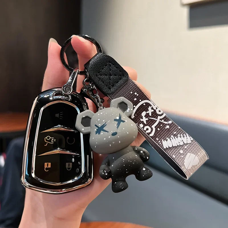 Чехол для автомобильного ключа из ТПУ Cadillac ATS CT6 CTS DTS XT5 Escalade ESV SRX STS XTS ELR 2014-2018