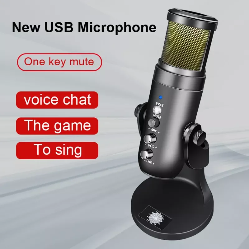 

Podcasting Recording Microphone USB Condenser Microphone Studio for PC Computer Gaming Streaming Video Mic Karaoke