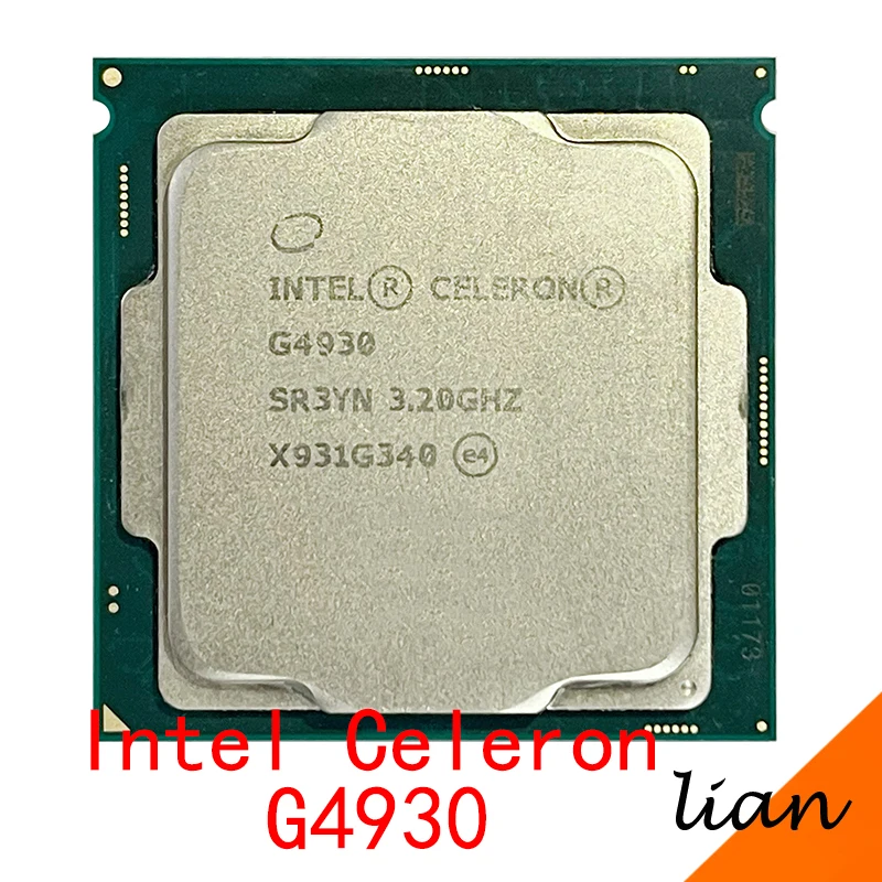 

Двухъядерный процессор Intel Celeron G4930, 3,2 ГГц, 54 Вт, LGA 1151