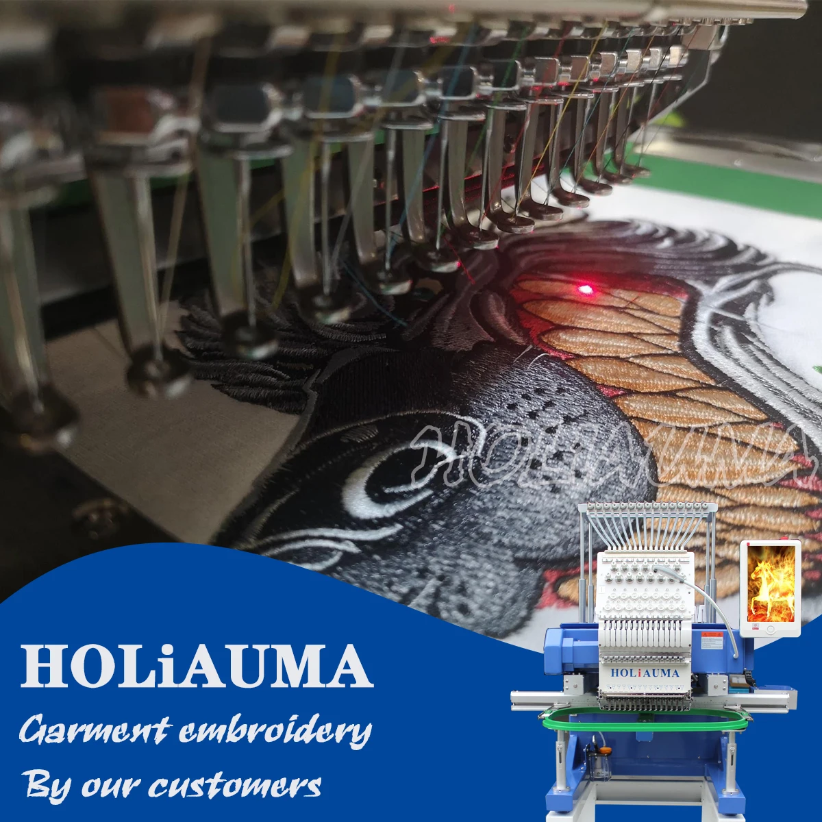 Высокоскоростная дешевая одноголовая футболка/плоская/продольная 15 игл