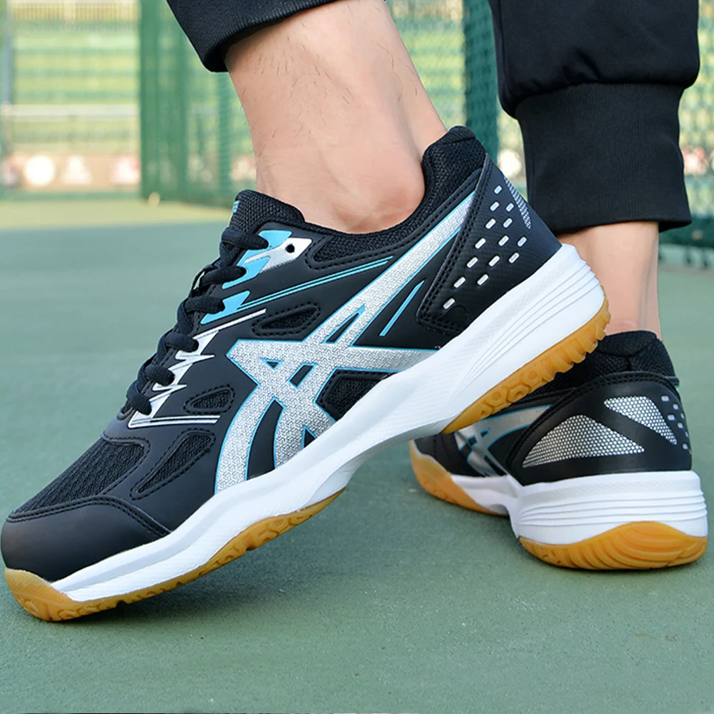 Men Sport Badminton Shoes Comfortable Athletic Mesh Couple Shoes Lace Up Breathable Women Training Footwear Free Shipping