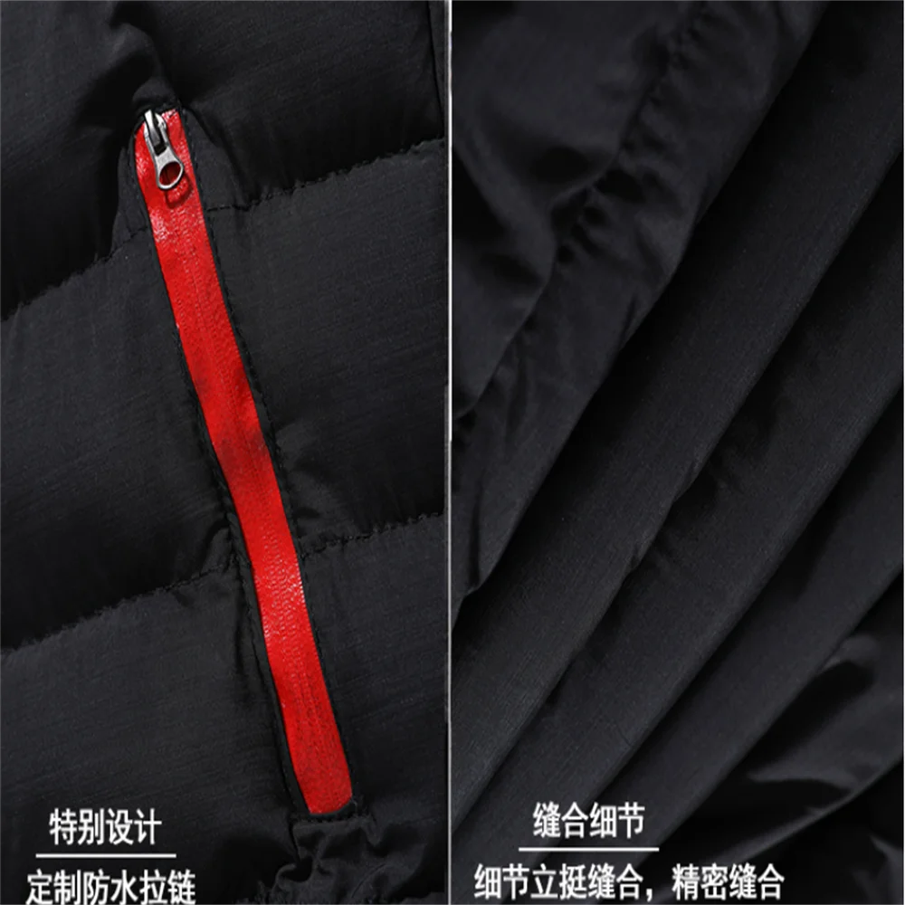 2022 Autumn Winter New Men's Sports Cotton Clothes Trendy Fashion Stand-Up Collar Zipper Cardigan Casual Cotton Jacket