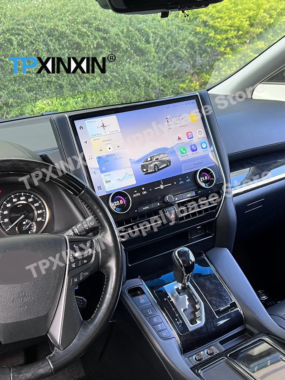 Фото Автомагнитола для Toyota Alphard 30/50 серии (2015-2020) — обновление до мультимедийной системы Android 40 серии с GPS-навигацией и аудиоэкраном №1