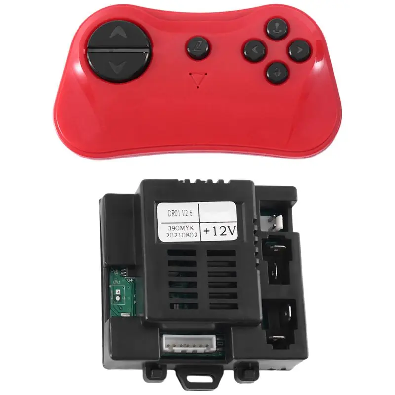 Фото 2X DR01 V2.6 390MYK 12V 2.4G Bluetooth пульт дистанционного управления и приемник для детских электромобилей, запасные части №1
