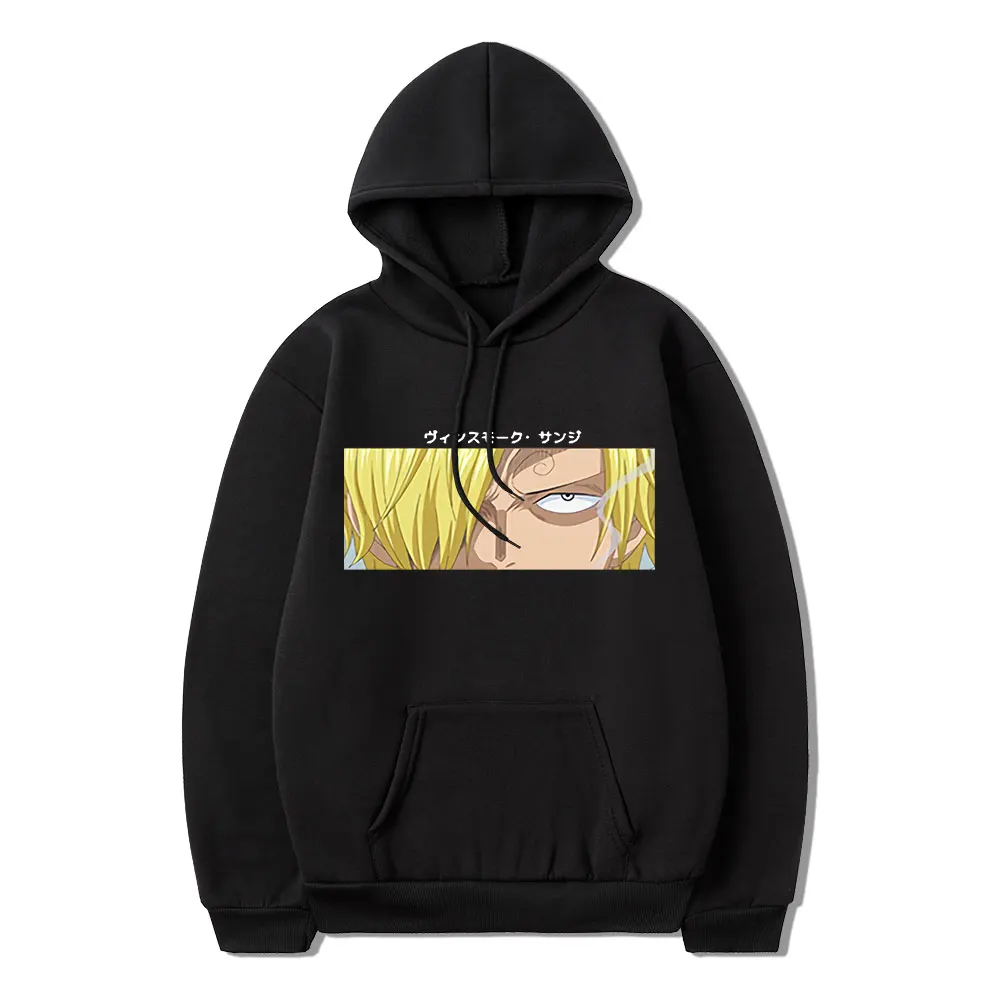 

One Piece Anime Sanji 2022 Send To Friends Harajuku Design Fashion Print Winter Long Sleeve Loose Casual Sports Men Hoodie Tide