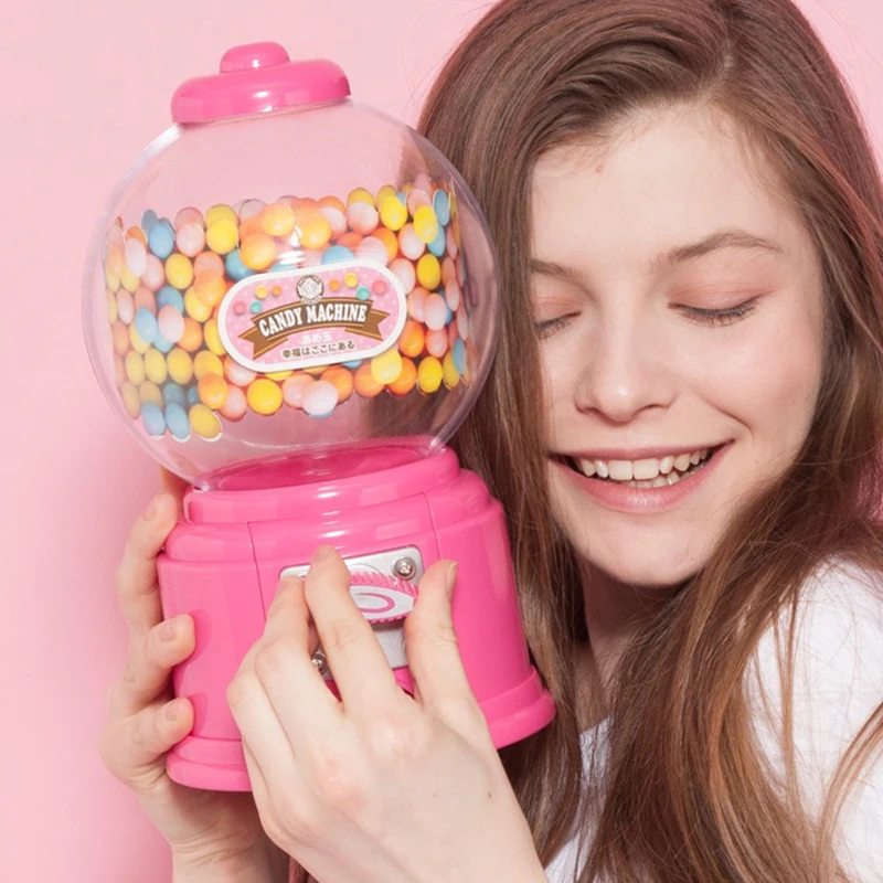 Pink Original Candy Dispenser Children's Birthday Gifts Party Decoration Gift