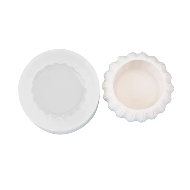 

Nordic Style Flower Jar Storage Box Ornament Resin Mirror Bottle Silicone Mold