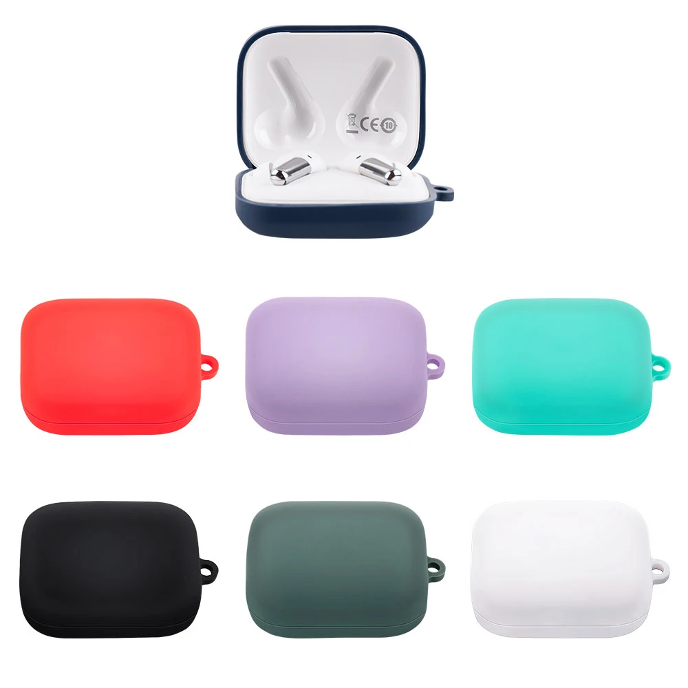 

For Oneplus Buds Pro Case Liquid Silicone Earphone Case For Oneplus Buds Pro buds Z One Plus Shockproof Cover Funda With Hook