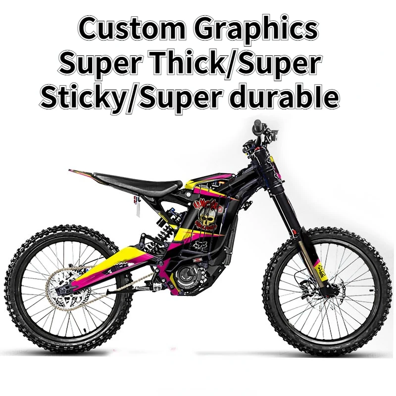 

For SURRON Custom Stickers Light Bee X Electric Off-road Bike Dirtbike Decorative Self-adhesive Moisture-proof Thick SUR-RON