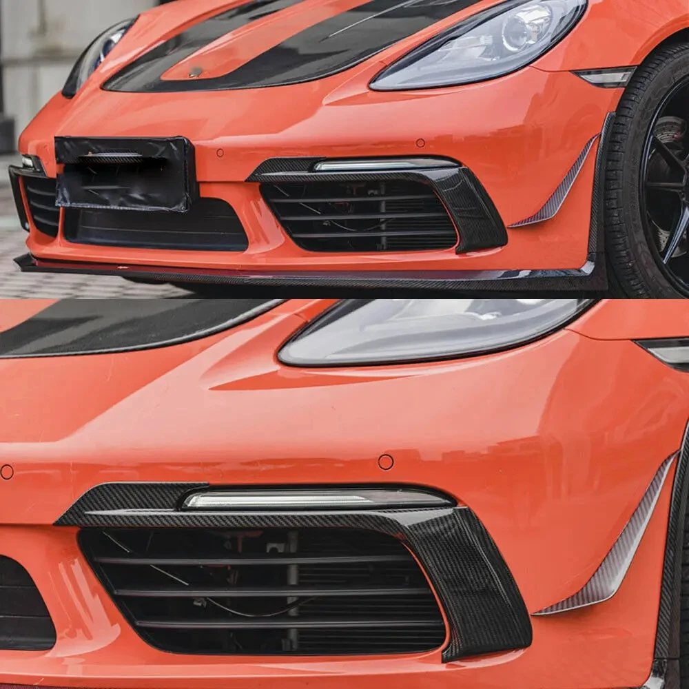 2 шт. сухой карбоновый передний противотуманный вентиляционный отверстие