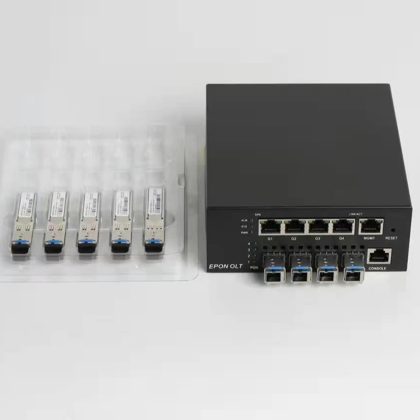 

4 ports mini olt HA7302CST Gpon Epon Olt mini gpon 4 8 ports olt