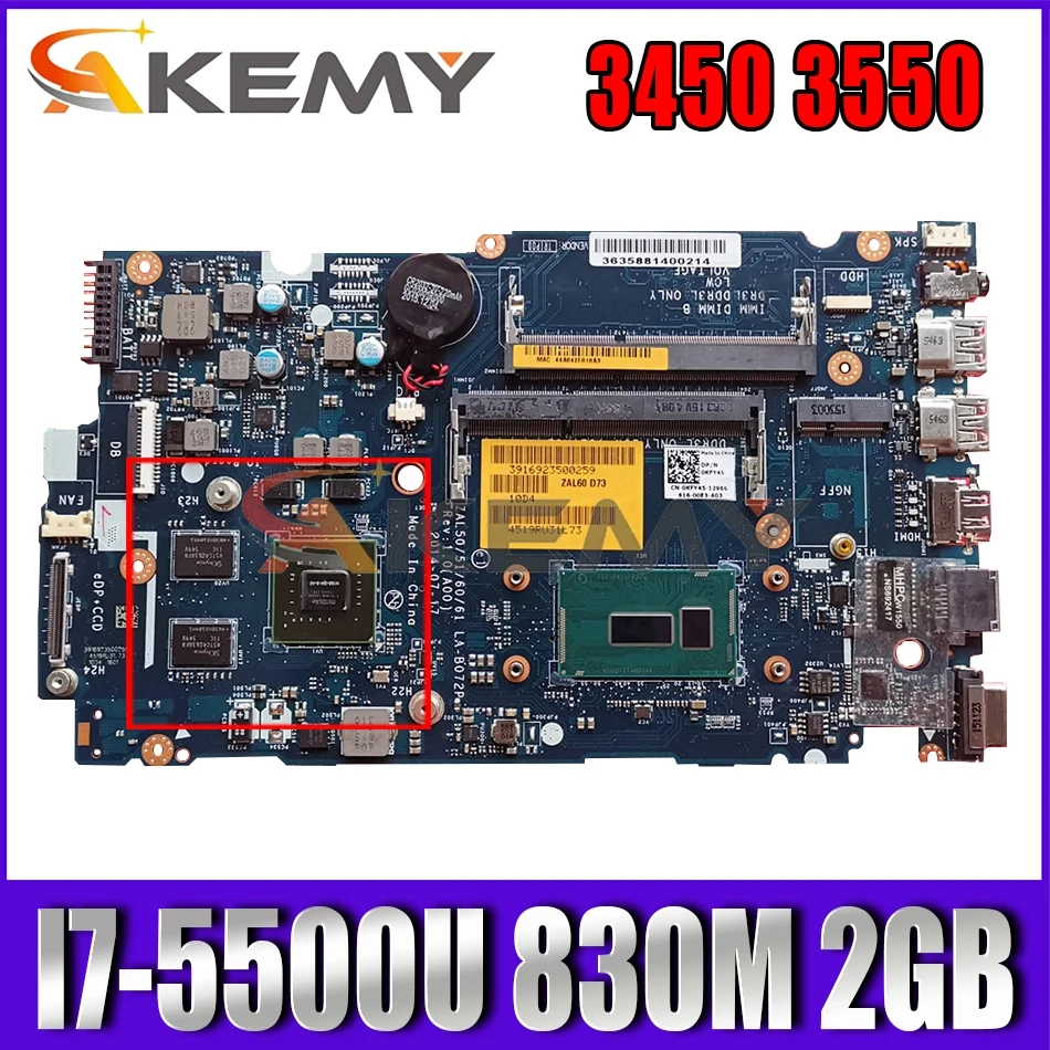 

Материнская плата для ноутбука Dell Latitude 830 3450, 3550 M(2 ГБ)