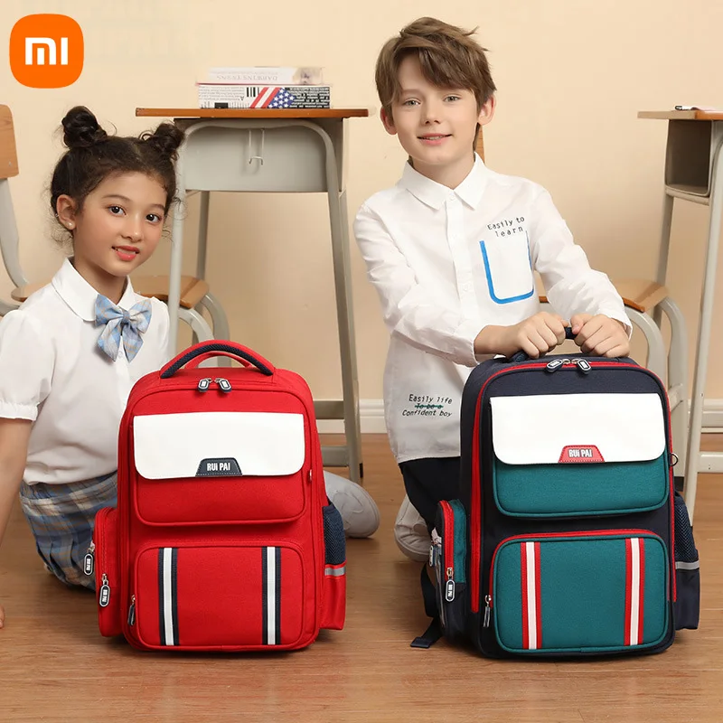 

New Xiaomi Primary School Students' Schoolbag Large-Capacity Load-Reducing Ridge Protection Wear-Resistant Lightweight Backpack