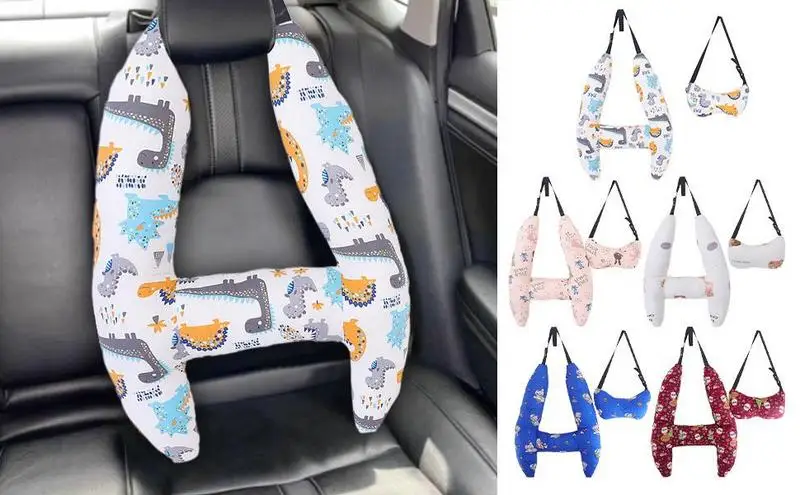 

Car Headrest Pillow Children Travel Pillow Cushion For Car Seat, Safety Neck Pillow For Kids Travel Interior Accessories