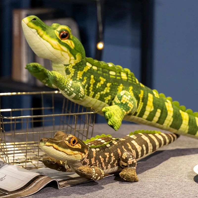 Игрушка плюшевая крокодил милая длинная кукла-подушка Реалистичная рептилия