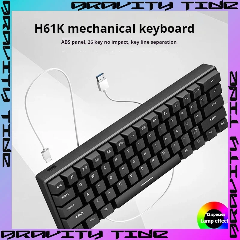 Клавиатура Механическая Проводная с Rgb-подсветкой Бразильская