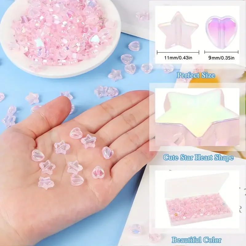 100-400 шт. акриловые бусины для бижутерии сделай сам