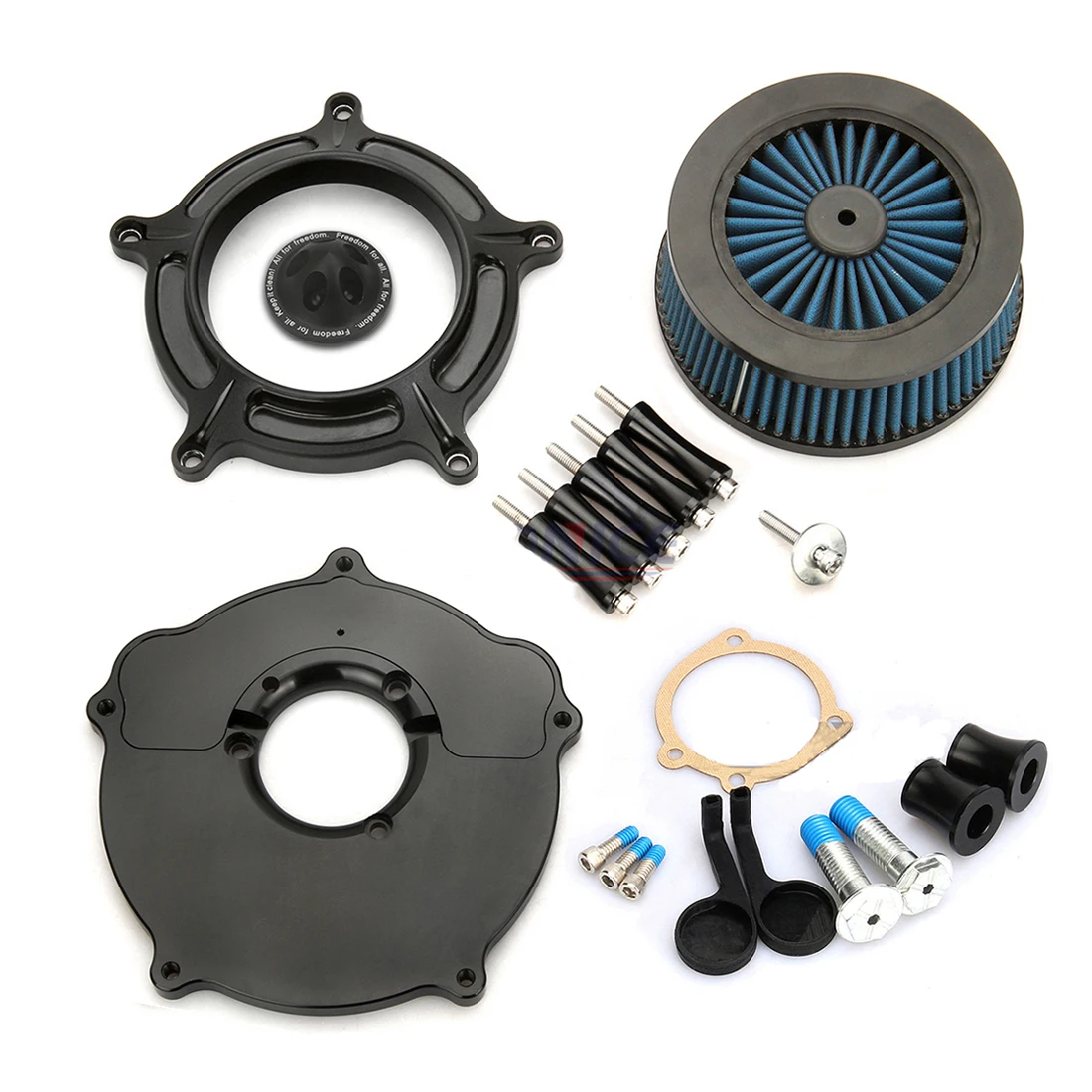 

Ops Black spike turbine Air cleaners filters for harley Touring M8 softail Breakout FXBRS 114 intakes 18-22