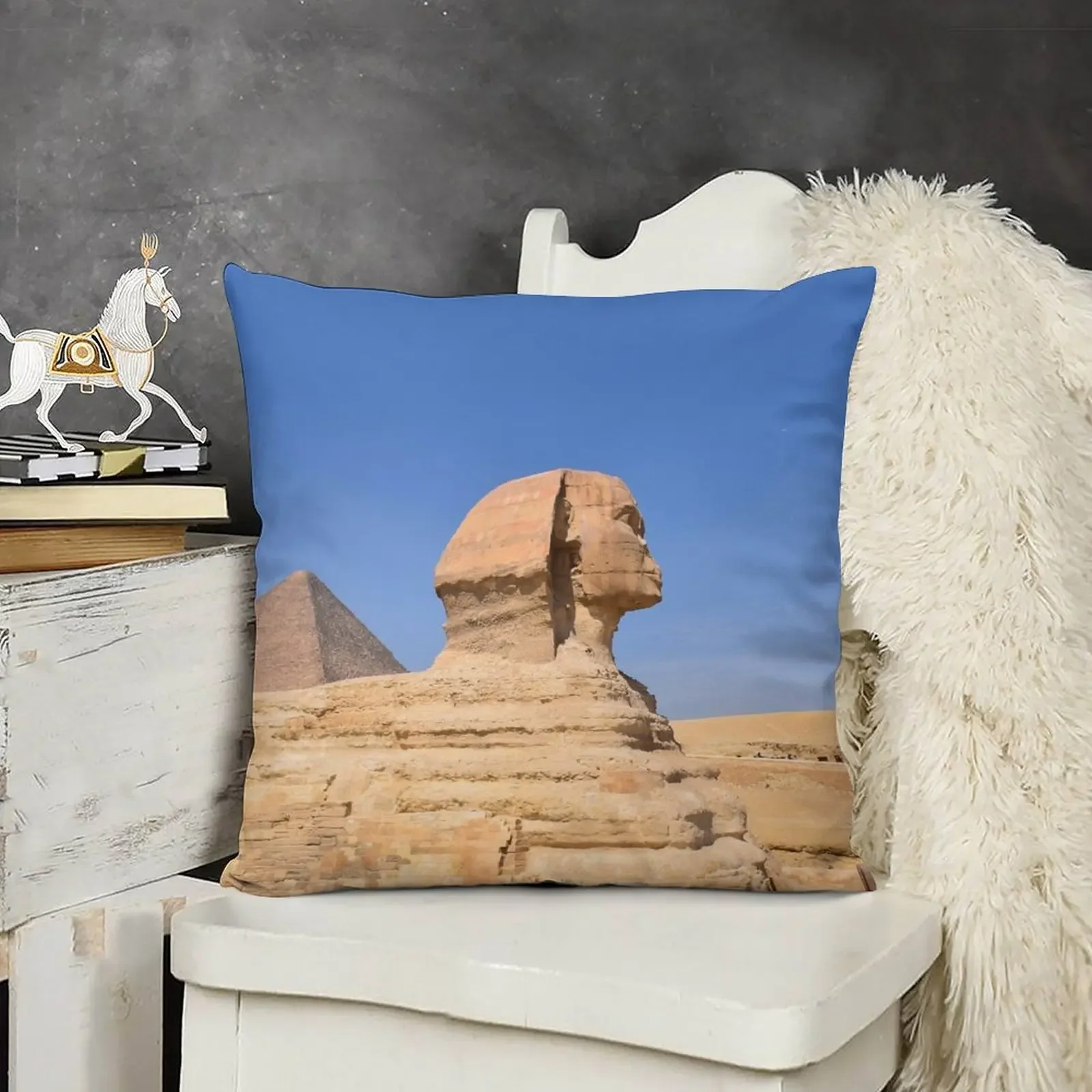 MKW-E.11 - Большой сфинкс Гизы декоративная подушка рождественские украшения чехол