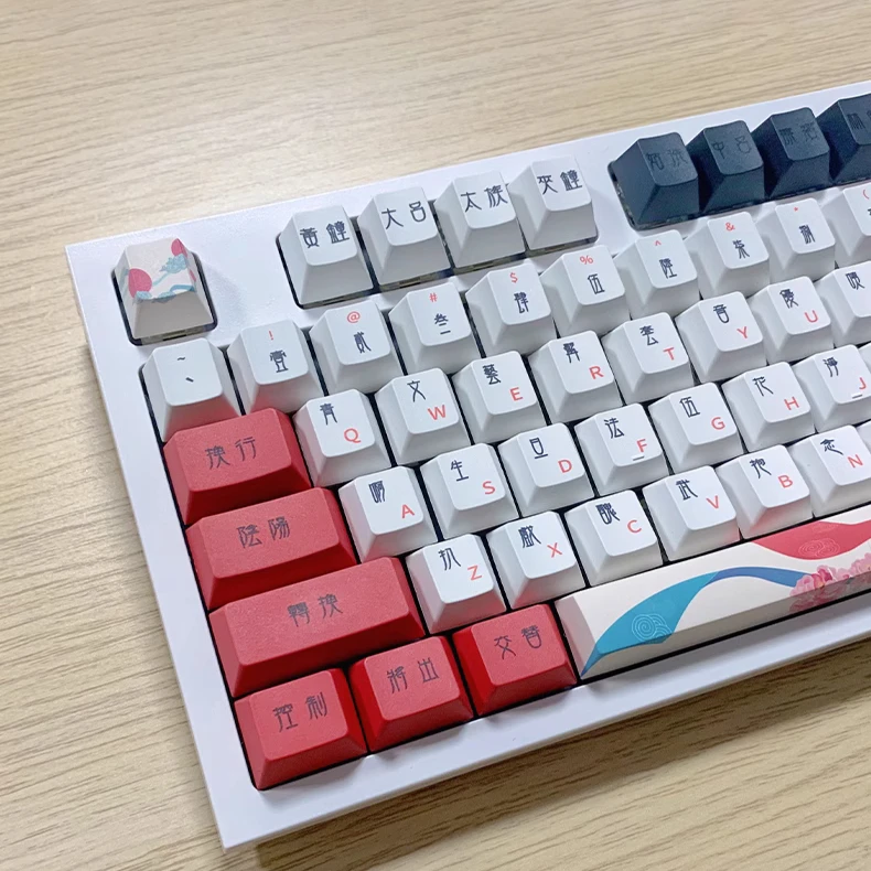 Колпачок для клавиш Guofeng Huadanniang PBT процесс горячей сублимации оригинальная