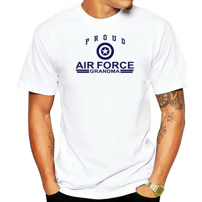 

2022 Latest Men T Shirt Fashion Printed T-Shirt Men Proud Air Force Grandma Light Retro T Shirts