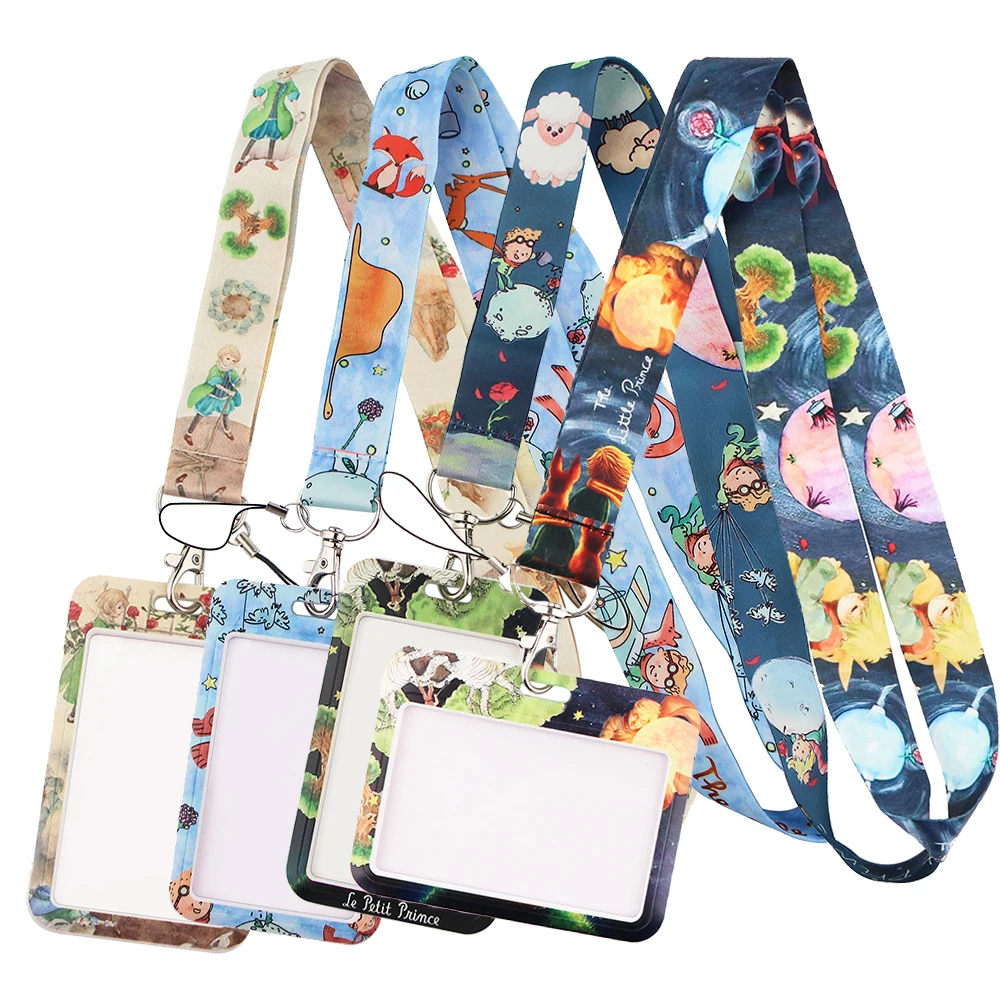 

Credential holder Anime Prince And Fox Strap Lanyard for keys ID Card Gym Mobile Phone Straps badge holder DIY Lariat Keychain