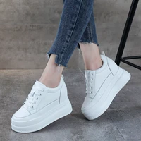 fashion womens tennis shoes classic casual thick bottom wedges sneakers platform high heels new female sports sneaker c0004