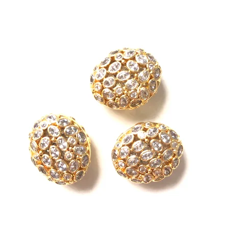 Бусины-распорки циркония 5 шт.