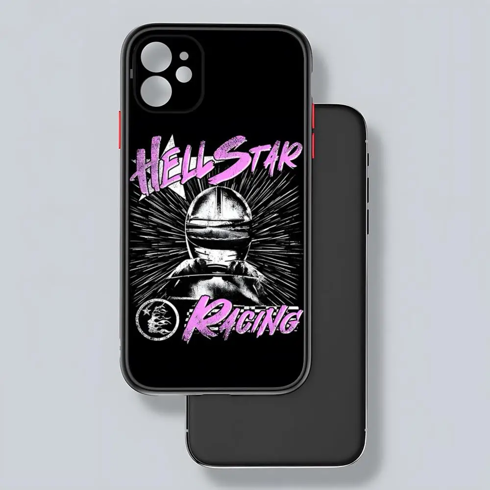 H-HellstarS модный чехол для телефона с матовой прозрачной задней панелью IPhone 16 15 14 13 12