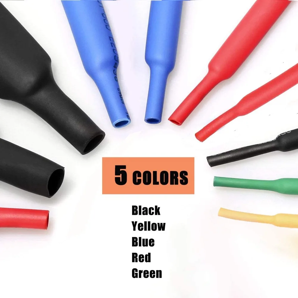 Термоусадочные трубки из полиолефина 164 шт