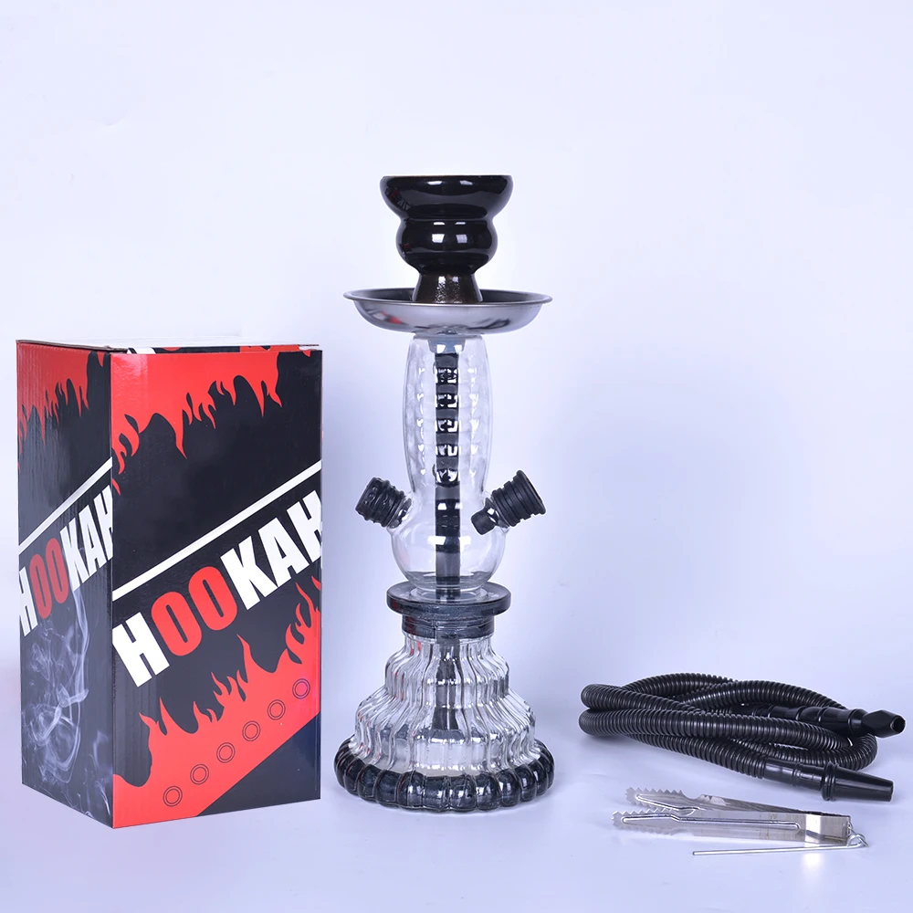 

The Whole Set of Mini Hookah 29CM, One Hose Clay Smoke Bowl, Glass Pot is Light Small and Cheap, a Variety of Colors to Choose F