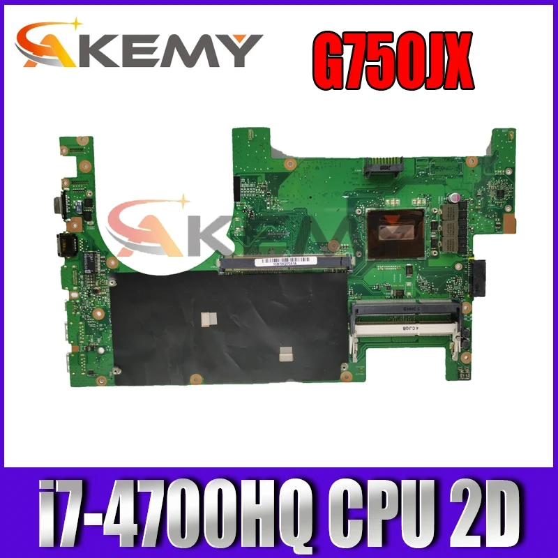 

G750JX с процессором i7-4700HQ 2D Материнская плата ASUS G750J G750JX G750JW, материнская плата для ноутбука 60NB00N0-MB3020 100%, протестирована, бесплатная доставка