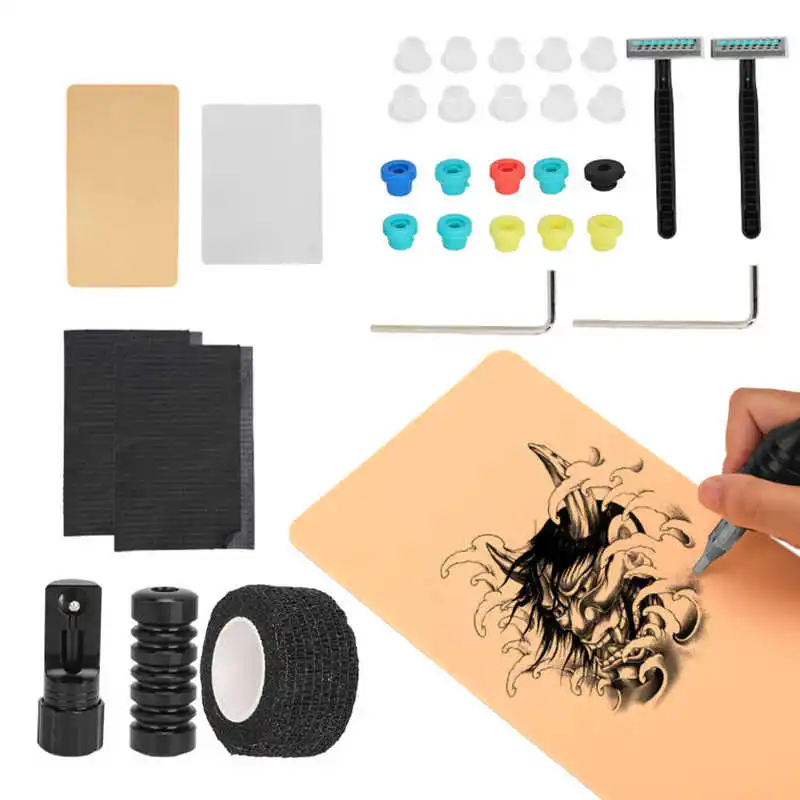 

Multifunctional Tattoo Tool Set Complete Professional Manual Skill Exercises Tattoo Kits for Beginners Tattoo Accessories
