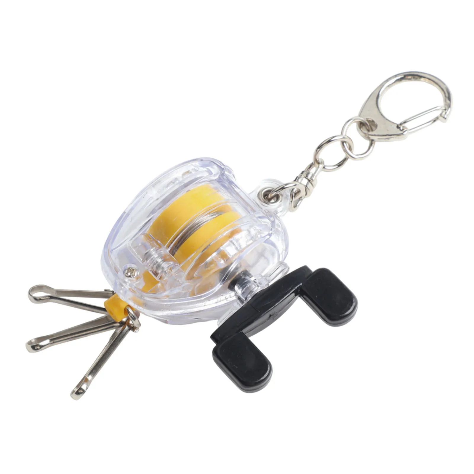 Портативный ретрактор для ловли нахлыстом катушка ремешка металлический крючок