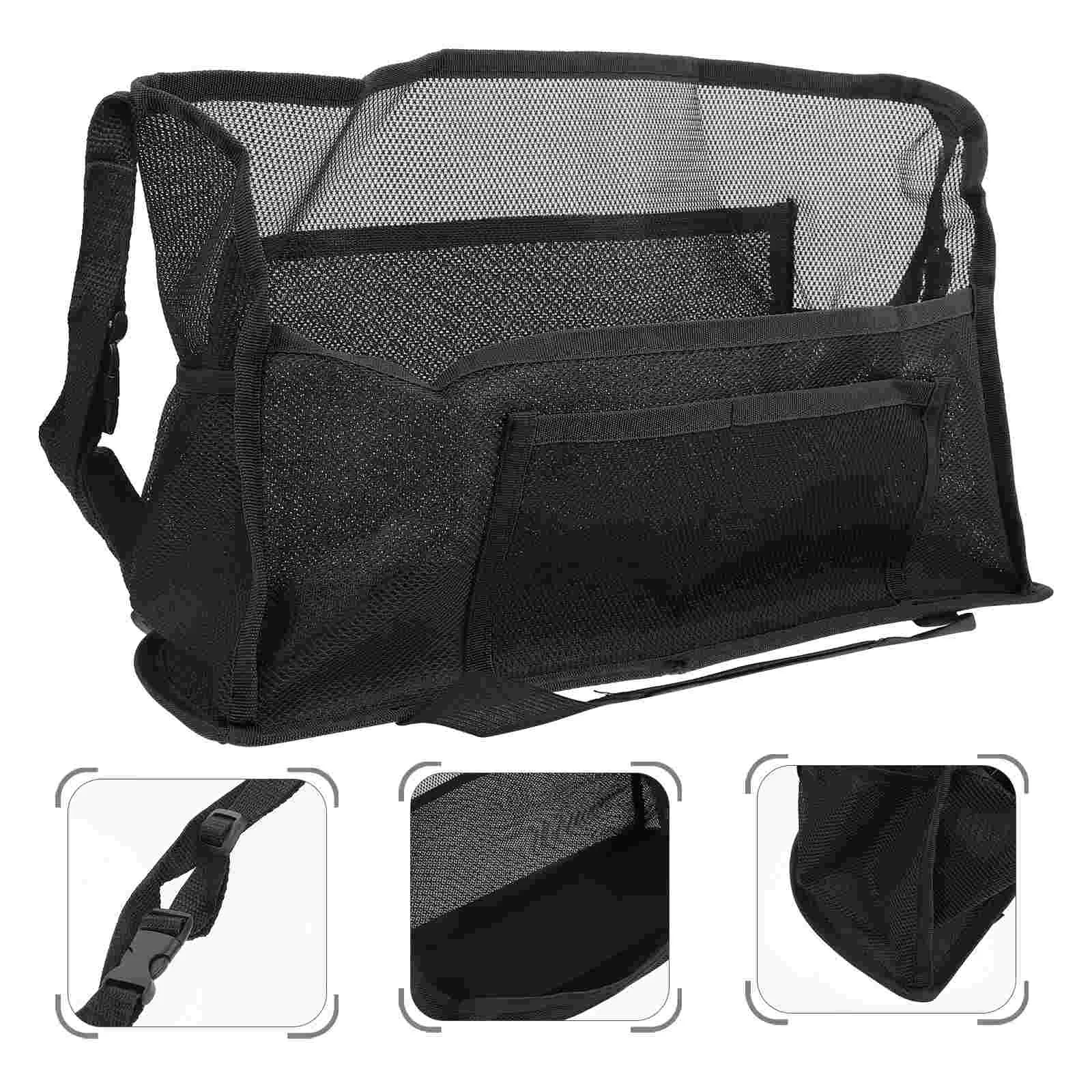 

Storage Net Bag Pocket Organizer Pouch Car Seat Container Mesh Polyester Pockets Back