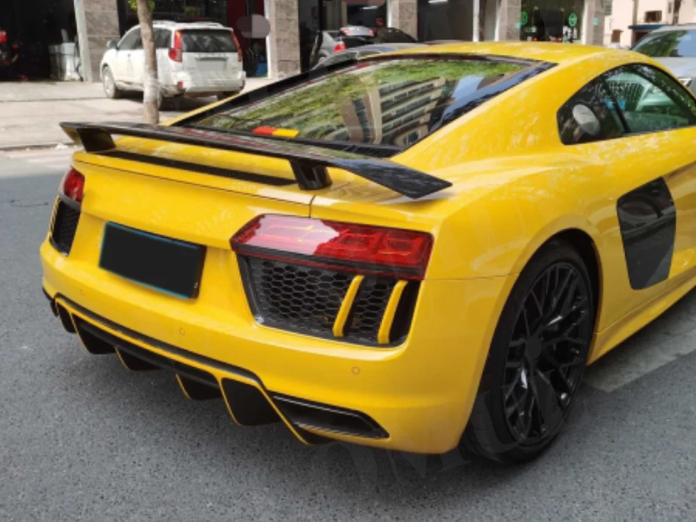 Автомобильная задняя панель из углеродного волокна для Audi R8 V8 V10 2017-2020