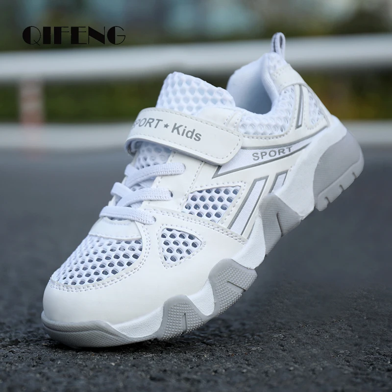 Children Casual Shoes Boys Student Summer 5 8 10 12 13 Years Old Light Sport Mesh Footwear Kids Fashion Chunky Sneakers Outdoor